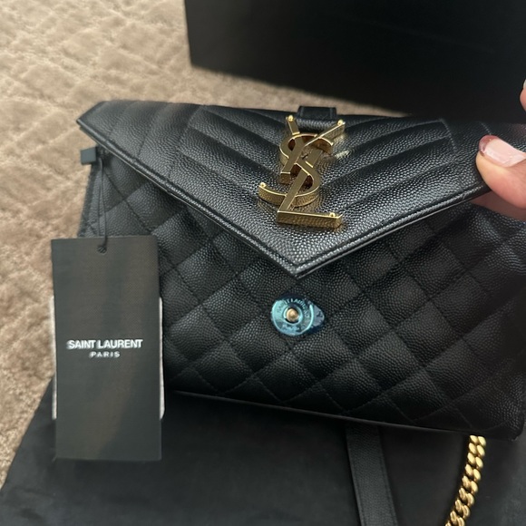 Small YSL Monogram Leather Satchel Bag - Brand NEW - Picture 4 of 4